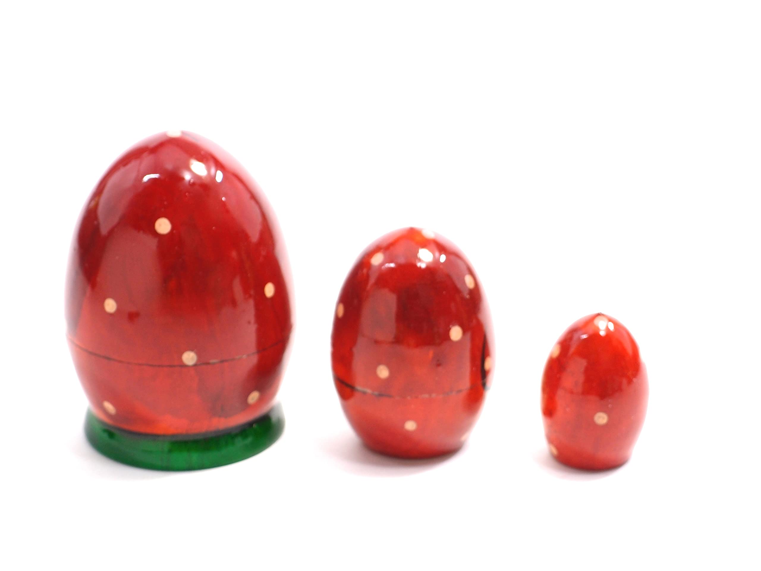 Amazon | VOLGA (ヴォルガ) イチゴくま マトリョーシカ3個組 BEAR